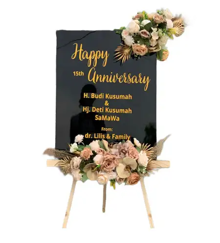Papan Bunga Akrilik Keresek